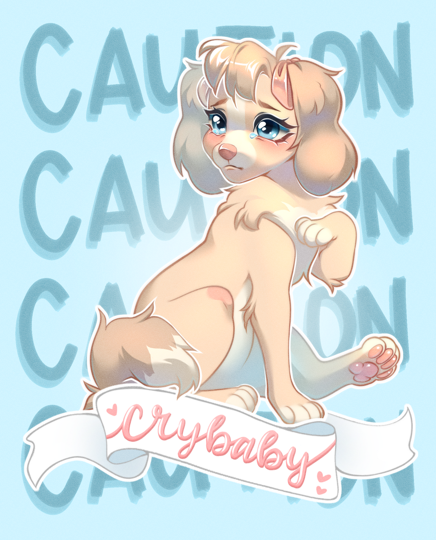 CAUTION: Crybaby Print